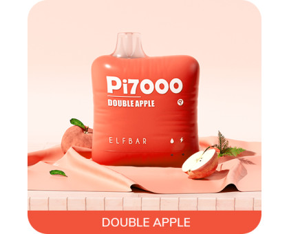 Одноразовая электронная сигарета Elf Bar Pi Double Apple (Двойное Яблоко) (7000 Затяжек)