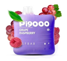 Одноразовая электронная сигарета Elf Bar Pi Grape Raspberry (Виноград Малина) (9000 Затяжек)