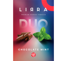 Табак для кальяна Lirra Chocolate Mint (Шоколад Мята) 50 грамм (протекание / повреждения картону)