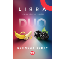Тютюн для кальяну Lirra Schnozz Berry (Банан Ожевика) 50 грам (протікання/ушкодження картону)