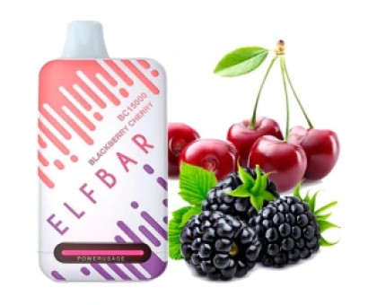 Одноразовая электронная сигарета Elf Bar BC Blackberry Cherry (Ежевика Вишня) (15000 Затяжек)