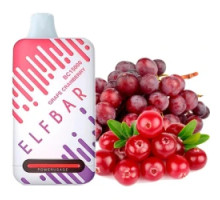 Одноразовая электронная сигарета Elf Bar BC Grape Cranberry (Виноград Клюква) (15000 затяжек)