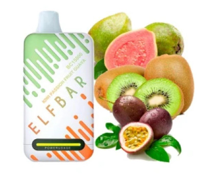 Одноразовая электронная сигарета Elf Bar BC Kiwi Passion Fruit Guava (Киви Маракуйя Гуава) (15000 затяжек)