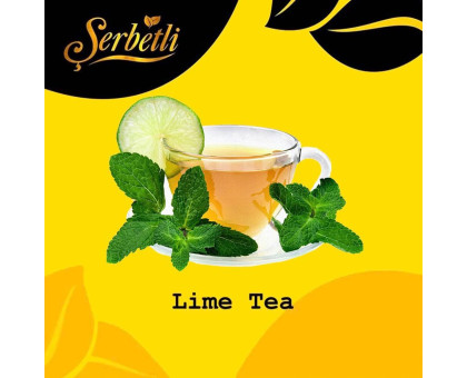 Табак для кальяна Serbetli Lime Tea / Лаймовый Чай 50 грамм