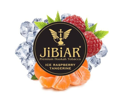 Тютюн для кальяну Jibiar Ice Raspberry Tangerine / Малина Мандарин Лід 50 грам