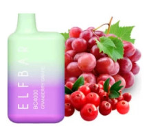 Одноразовая электронная сигарета Elf Bar BC Cranberry Grape (Клюква Виноград) (4000 Затяжек) (LE)
