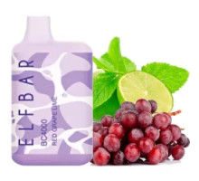 Одноразовая электронная сигарета Elf Bar BC Red Grape Lime (Красный Виноград Лайм) (4000 Затяжек)