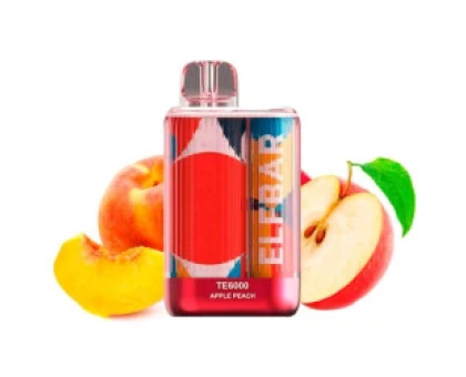Одноразовая электронная сигарета Elf Bar TE Apple Peach (Яблоко Персик) (6000 Затяжек)