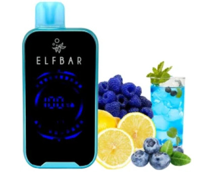 Одноразовая электронная сигарета Elf Bar FS Blueberry Razz Lemon (Черника Разз Лимон) (18000 затяжек)