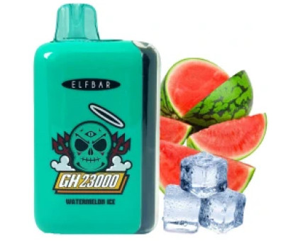 Одноразовая электронная сигарета Elf Bar GH Watermelon Ice (Арбуз Лед) (23000 затяжек)