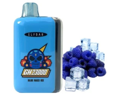 Одноразовая электронная сигарета Elf Bar GH Blue Razz Ice (Блу Разз Лед) (23000 затяжек)