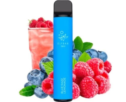 Одноразовая электронная сигарета Elf Bar Blue Razz Lemonade (Блу Разз Лимонад) (1500 Затяжек)