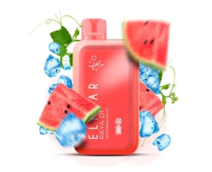 Одноразовая электронная сигарета Elf Bar Raya D1 Watermelon Ice (Арбуз Лед) (13000 Затяжек)