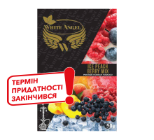 Табак для кальяна White Angel Ice Peach Berry Mix (Персик Ягодный Микс Лёд) 50 грамм (истек срок годности)