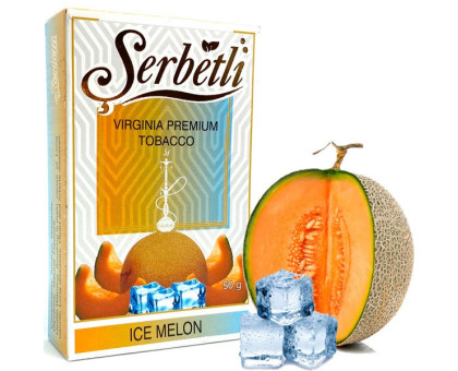 Табак для кальяна Serbetli Ice Melon / Ледяная дыня 50 грамм(Потекшая пачка / срок годности истек)