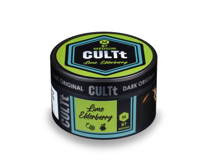 Тютюн для кальяну CULTt Medium M87 Lime Eldberrry (Лайм Бузина) 100 грам