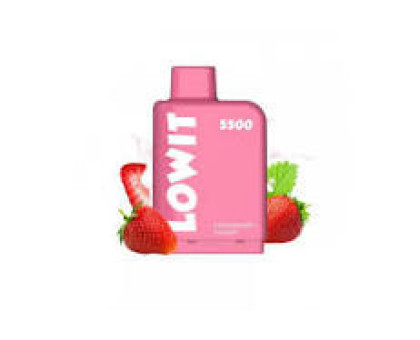 Elf Bar LOWIT 5500 Puffs STRAWBERRY YOGURT (Клубничный йогурт)