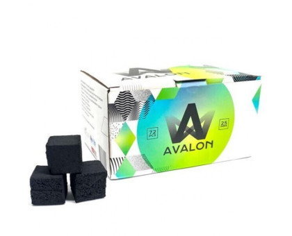 Уголь кокосовый для кальяна Crown Avalon (Краун Авалон) (72 Кубика) (1 кг) (В упаковке)