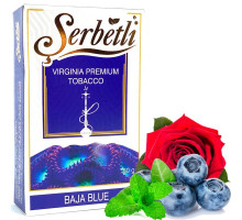 Табак для кальяна Serbetli Baja Blue (Бая Блю) 50 грамм(потекшая пачка / срок годности истек)