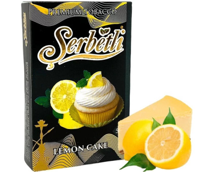 Табак для кальяна Serbetli Lemon Cake / Лимонный Кекс 50 грамм(Потекшая пачка / срок годности истек)