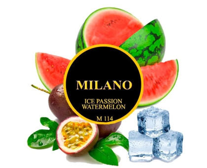 Табак для кальяна Milano Ice Passion Watermelon (Арбуз Маракуйя Лед) M114 50 грамм