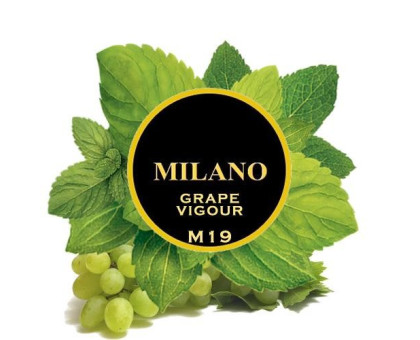Табак для кальяна Milano Grape Vigour M19 (Виноград Мята) 100 грамм
