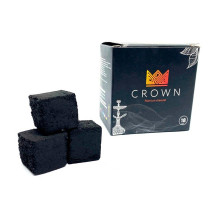 Вугілля для кальяну Crown 0.250 (18шт) великий кубик