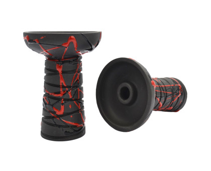 Чаша для кальяна Gusto Bowls Classic Phunnel Red Black (Красный-чёрный)
