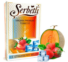 Табак для кальяна Serbetli Ice Strawberry Melon / Ледяная Клубника Дыня 50 грамм