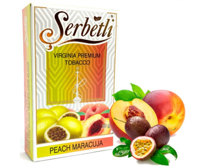 Табак для кальяна Serbetli Peach Maracuja / Персик Маракуйя 50 грамм(истек срок / потекшая)