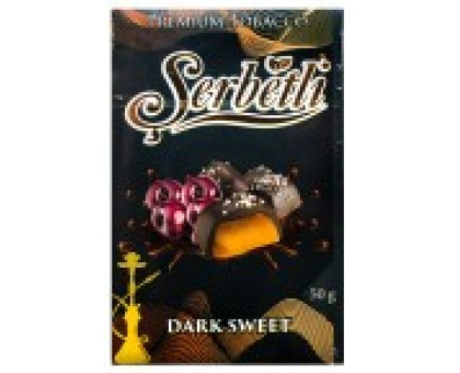 Табак для кальяна Serbetli Dark Sweet / Темная Сладость 50 грамм(Потекшая пачка)