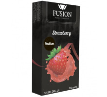 Тютюн для кальяну Fusion Medium Strawberry (Полуниця) 100 грам