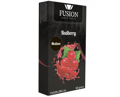 Тютюн для кальяну Fusion Medium Redberry (Червона Смородина) 100 грам