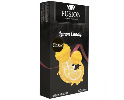 Тютюн для кальяну Fusion Classic Lemon Candy (Лімонна Цукерка) 100 грам