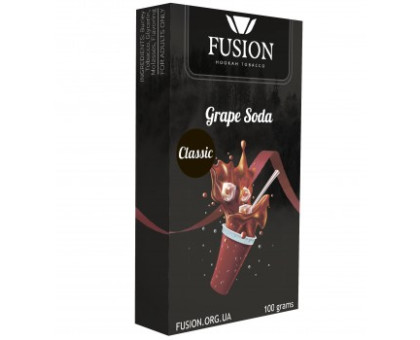 Тютюн для кальяну Fusion Classic Grape Soda (Виноградна Содова) 100 грам