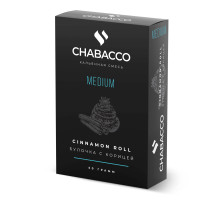 Тютюн для кальяну Chabacco Cinnamon Roll (Булочка з Корицею) Medium 50 г