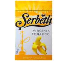 Табак для кальяна Serbetli Banana / Банан 50 грамм (Потекшая пачка)
