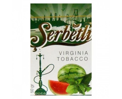 Табак для кальяна Serbetli Watermelon Mint / Арбуз с Мятой 50 грамм