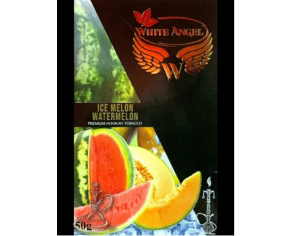 Табак для кальяна White Angel Ice Melon Watermelon (Белый Ангел Арбуз Дыня Лёд) 50 грамм
