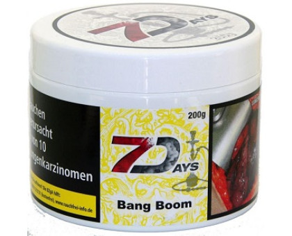 Тютюн для кальяну 7 Days Bang Boom / Bang Boom 200 грам