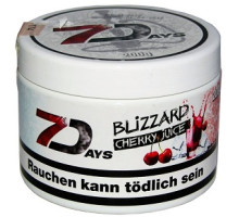 Тютюн для кальяну 7 Days Blizzard Cherry Juice / Охолоджений Вишневий Сік 200 грам