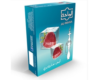 Тютюн для кальяну Al Waha Ice Strawberry / Крижана полуниця 50 грам