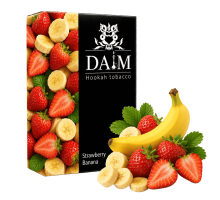 Тютюн для кальяну Daim Strawberry Banana (Полуниця Банан) 50 грам