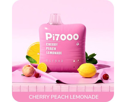 Одноразовая электронная сигарета Elf Bar Pi Cherry Peach Lemonade (Вишня Персик Лимонад) (7000 Затяжек)