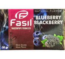 Тютюн для кальяну Fasil Blueberry Blackberry / Чорниця ожина 50 грам