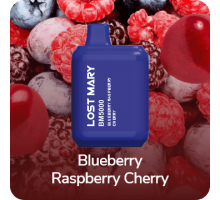 Одноразовая электронная сигарета Lost Mary BM Blueberry Raspberry Cherry (Черника Малина Вишня) (5000 Затяжек)