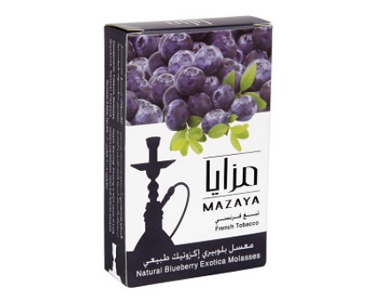 Тютюн для кальяну Mazaya Blueberry Exotica / Екзотична чорниця 50 грам