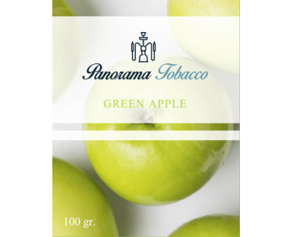 Тютюн для кальяну Panorama Green Apple / Зелене яблуко 100 грам