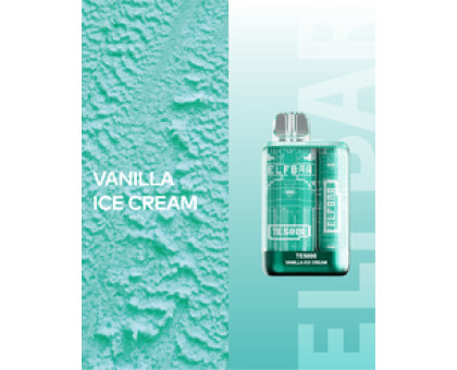 Одноразовая электронная сигарета Elf Bar TE Vanilla Ice Cream (Ваниль Мороженое) (5000 Затяжек)