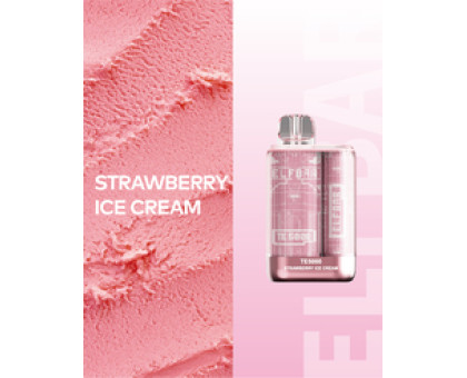Одноразовая электронная сигарета Elf Bar TE Strawberry Ice Cream (Клубника Мороженое) (5000 Затяжек)